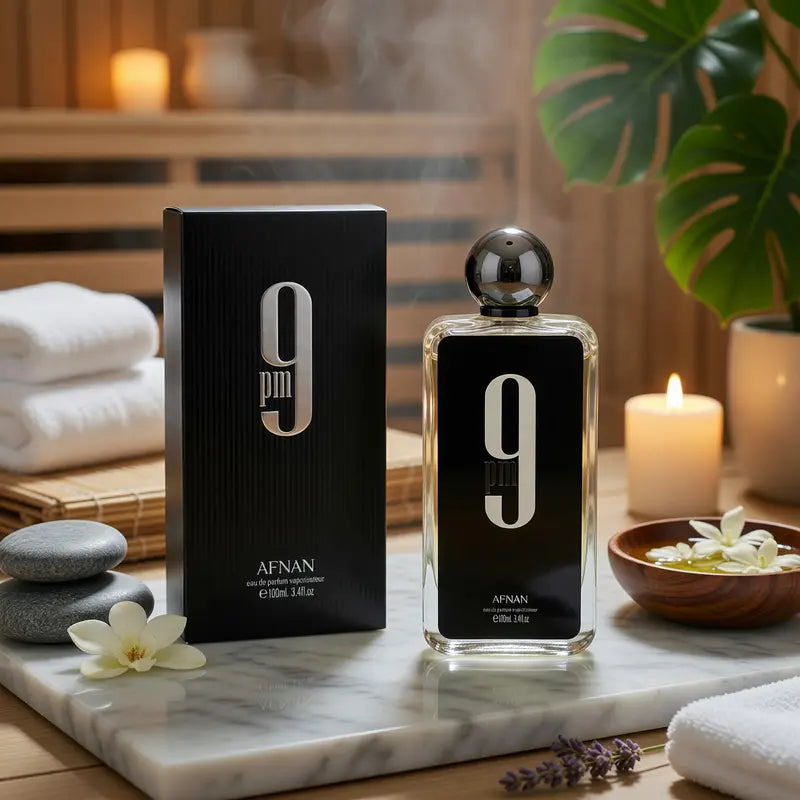 9 PM by Afnan, 3.4 Oz EDP Spray for Men Edp Liquid Aroma Perfume