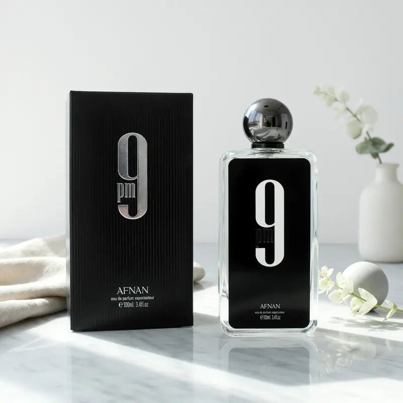 9 PM by Afnan, 3.4 Oz EDP Spray for Men Edp Liquid Aroma Perfume
