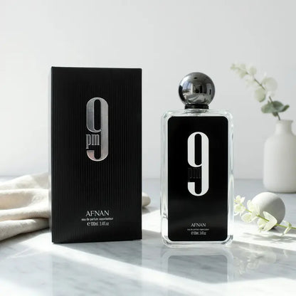 9 PM by Afnan, 3.4 Oz EDP Spray for Men Edp Liquid Aroma Perfume