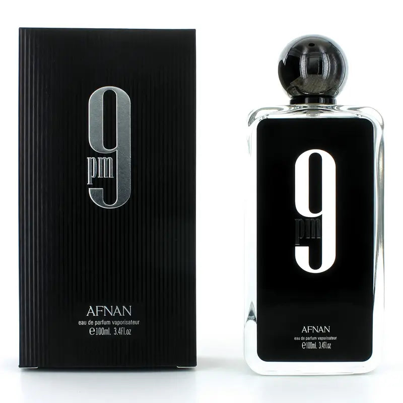 9 PM by Afnan, 3.4 Oz EDP Spray for Men Edp Liquid Aroma Perfume